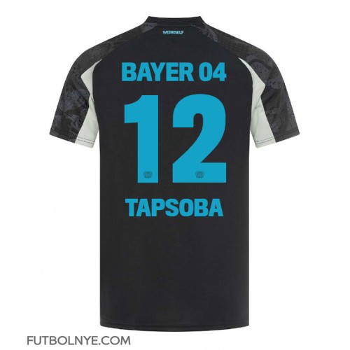 Camiseta Bayer Leverkusen Edmond Tapsoba #12 Tercera Equipación 2024-25 manga corta